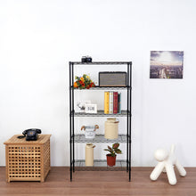 Load image into Gallery viewer, 5 Tier Wire Shelving Unit Storage Rack, 30" W x 14" D x 60" H