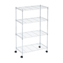 Load image into Gallery viewer, 4 Tier Durable Wire Shelving Unit, Storage Rack
