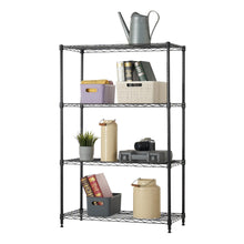 Load image into Gallery viewer, 4 Tier Durable Wire Shelving Unit, Storage Rack
